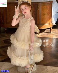 Đầm tiệc cổ yếm đính hạt và nơ