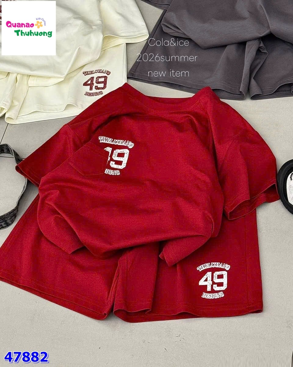 Bộ short đỏ 49