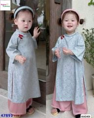 Áo dài Oli xanh biển