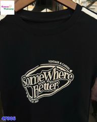 Áo thun đen Somewhere