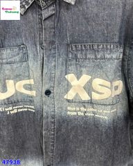 Áo sơ mi XSD xanh đậm nhạt