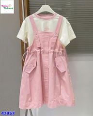 Set yếm DDH hồng Alo