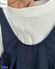 Set đầm yếm DDH xanh jean