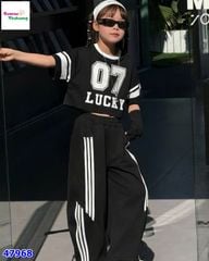 Áo croptop Chaoboy đen 07