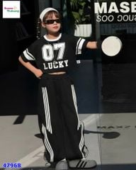 Áo croptop Chaoboy đen 07