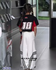 Áo croptop Chaoboy đen đỏ 08