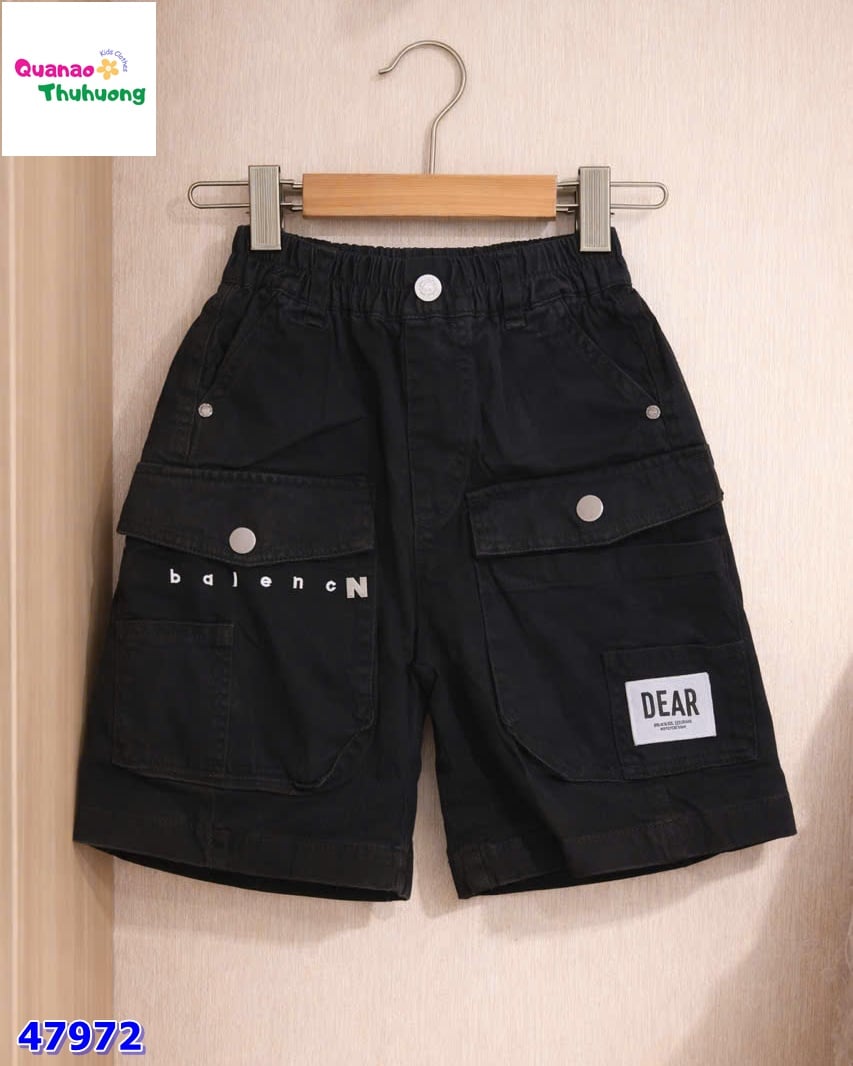 Quần short jean XSD đen Dear
