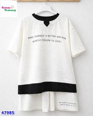 Bộ short Cola kem Make your self