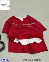 Bộ short Cola đỏ Make your self