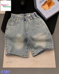 Quần short jean xanh Geies