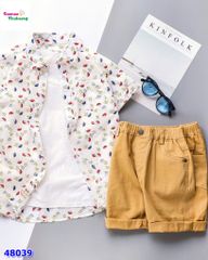 Quần short kaki B2Kid nâu