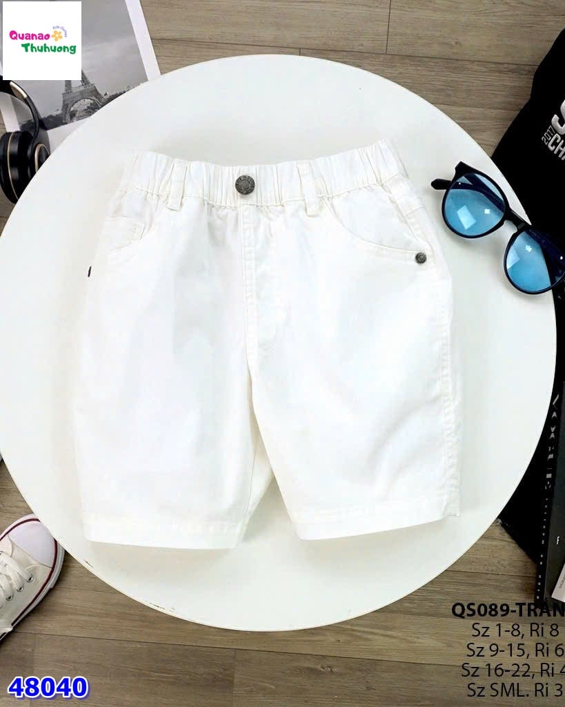 Quần short kaki B2Kid trắng