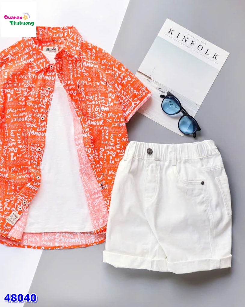 Quần short kaki B2Kid trắng