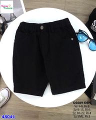 Quần short kaki B2Kid đen