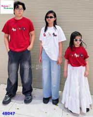 Áo đỏ thêu 3 con ngựa