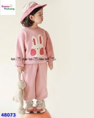 Set bộ dài Elaine hồng thỏ