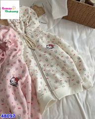 Áo khoác kem Kitty