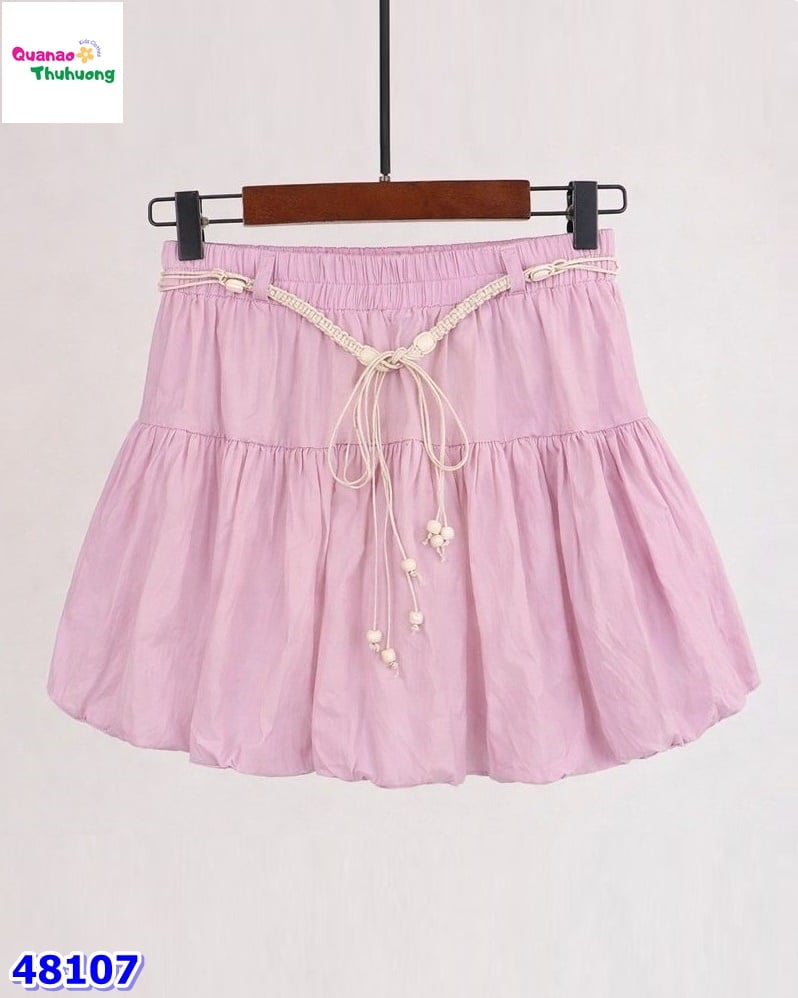 Chân váy bí hồng (kèm thắt lưng)