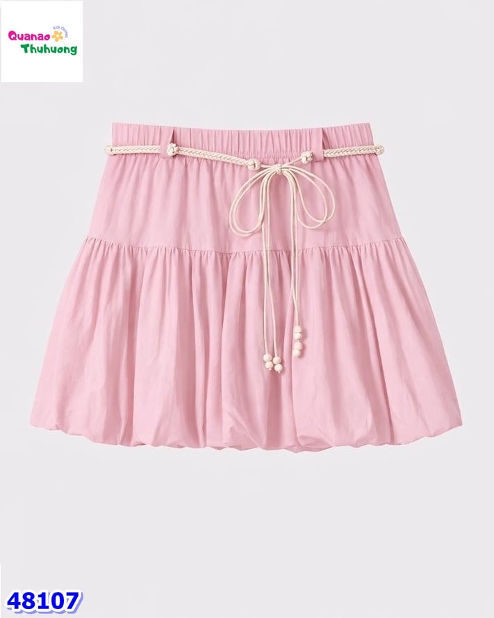 Chân váy bí hồng (kèm thắt lưng)