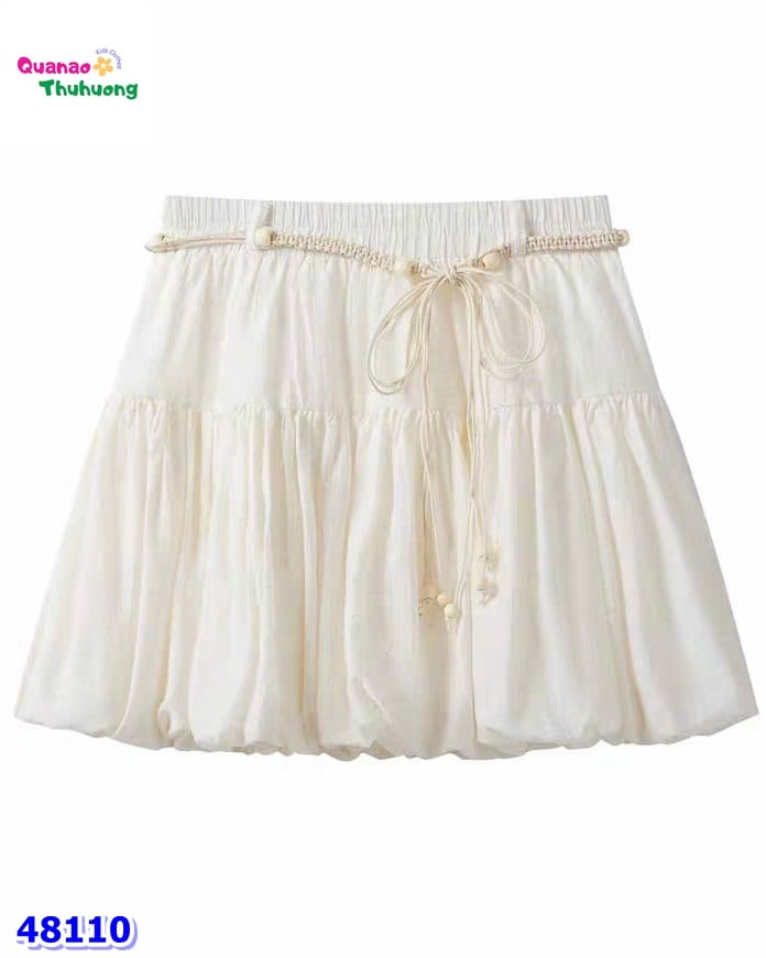 Chân váy bí kem (kèm thắt lưng)
