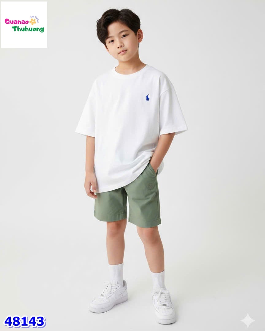 Short kaki Bee xanh rêu