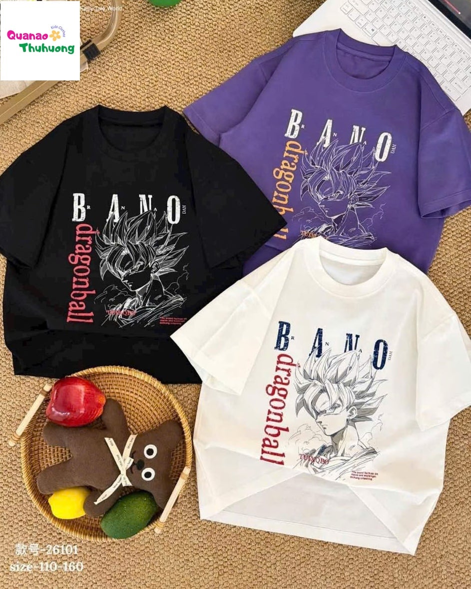 Áo Banbino trắng Dragon Ball