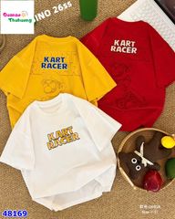Áo Banbino trắng Kart Racer