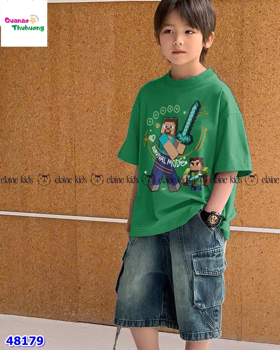 Bộ Elaine xanh lá Minecraft