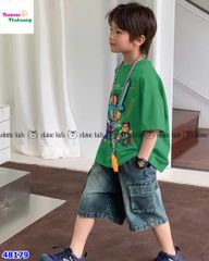 Bộ Elaine xanh lá Minecraft