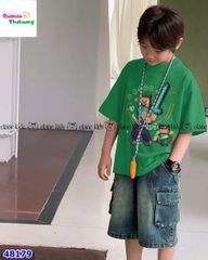 Bộ Elaine xanh lá Minecraft