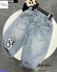 Quần jean dài xanh Mickey