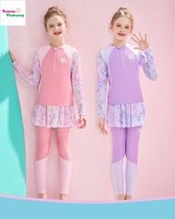Bộ bơi dài tím Kitty