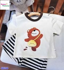 Bộ áo kem gấu vịt