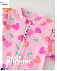 Đồ bơi liền hồng trái tim