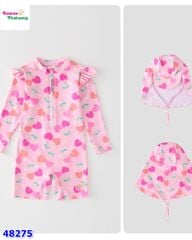 Đồ bơi liền hồng trái tim