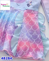 Váy bơi dài tay hồng tím tiên cá