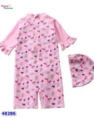 Bộ bơi liền hồng tiên cá cầu vồng