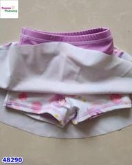 Set áo bơi tím tiên cá đuôi xanh