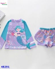 Set bộ bơi tím tiên cá & ốc