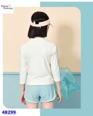 Đồ bơi Ylike kem viền xanh