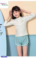 Đồ bơi Ylike kem viền xanh