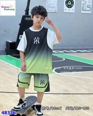 Bộ thể thao loang xanh lá - đen