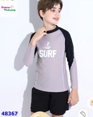 Bộ bơi dài tay xám Surf