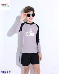 Bộ bơi dài tay xám Surf