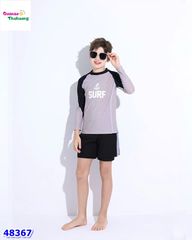 Bộ bơi dài tay xám Surf