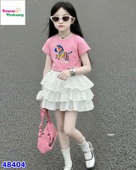 Set váy MiaKid hồng con ngựa