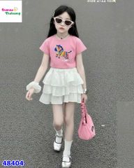 Set váy MiaKid hồng con ngựa