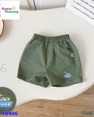 Bộ Bernie kem oto, quần short xanh