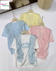 Áo thun hồng thêu Nairot