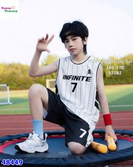 Bộ thể thao sọc trắng Infinite 7
